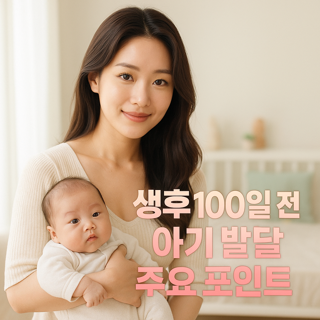 생후 100일 전 아기 발달 로드맵