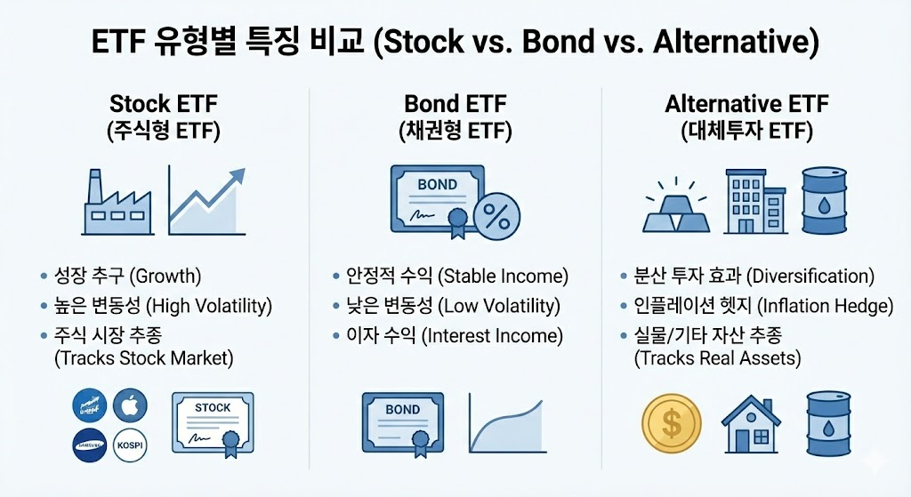 ETF투자 ETF종류 ETF포트폴리오 자산배분 액티브ETF