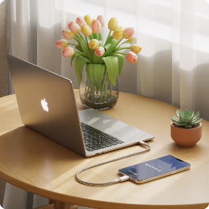 노트북&ndash;스마트폰 USB 연결 방법 이미지