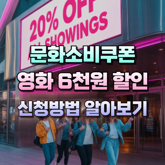 문화소비쿠폰-영화6천원할인-신청방법
