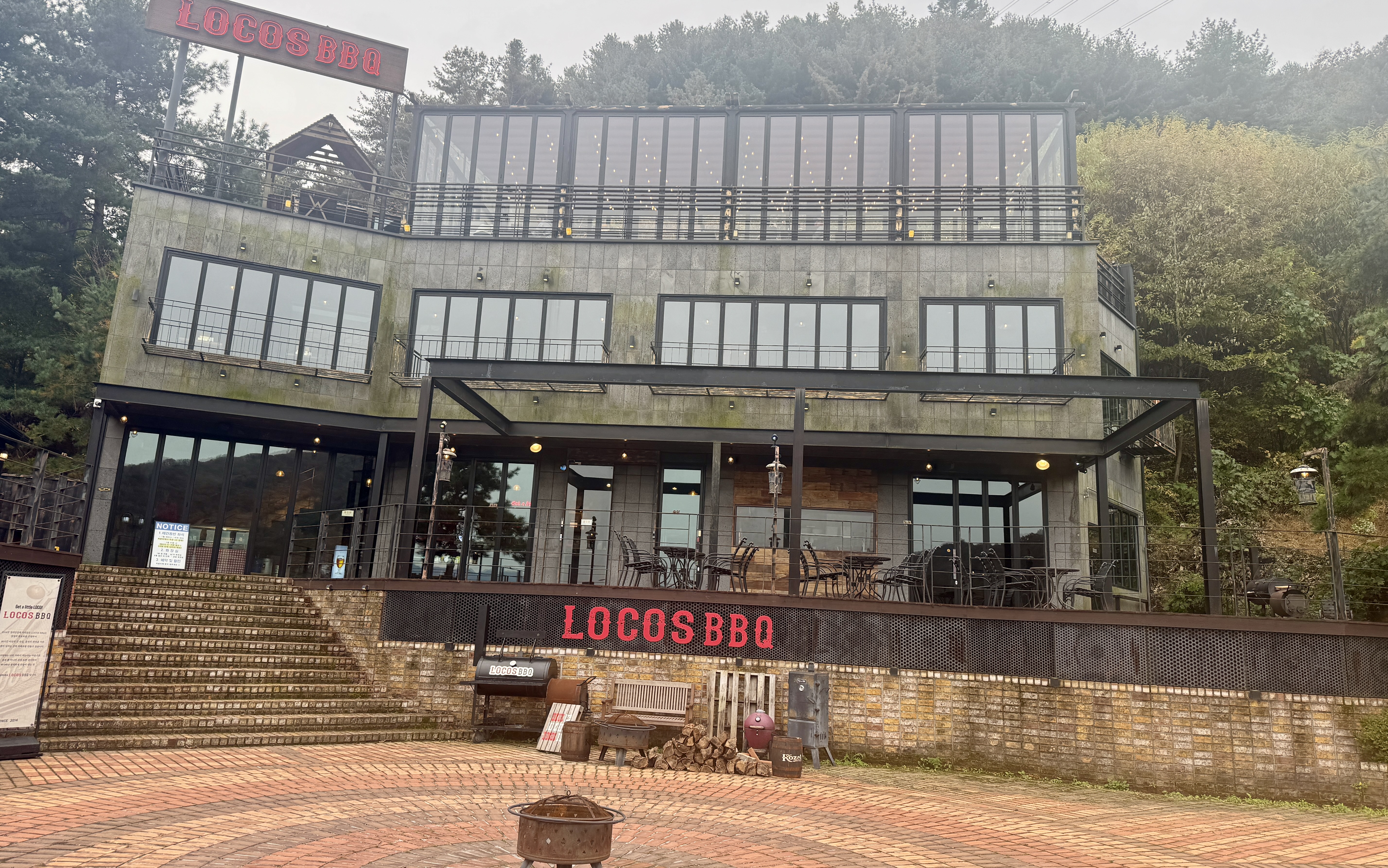 남양주 로코스비비큐 팔당점 외관 전경&amp;#44; 북한강뷰 바베큐 맛집