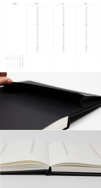 PDS-다이어리-속지-수납-포켓-펼친-모습-사진