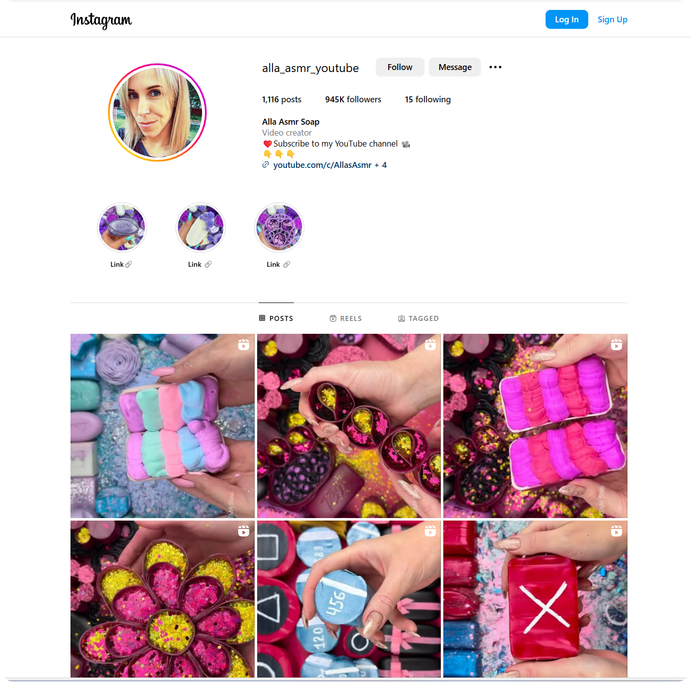 Famous soap popping ASMR alla_asmr