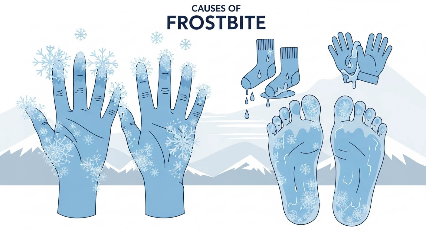 동상의 원인 – 말초조직이 언다는 건 어떤 의미일까?