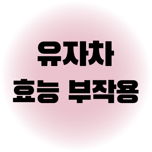 유자차 효능 부작용
