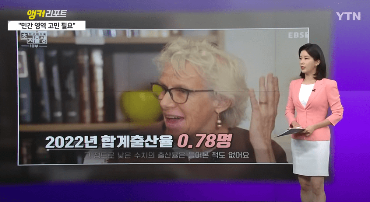 대한민국 출산율 하락 출산지원금