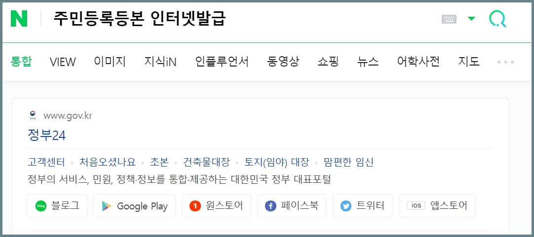 포털사이트-검색-화면