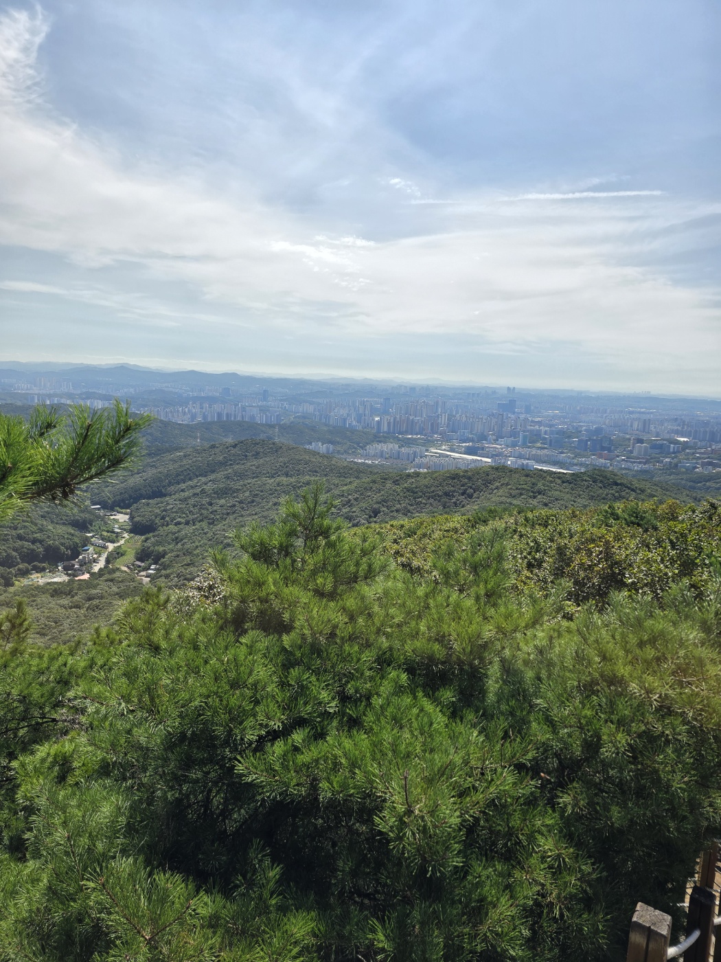너무 시원한 정상에서 보는 경치
