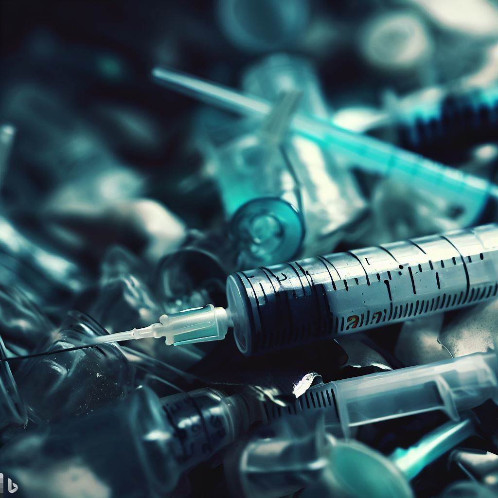 주사기 의료폐기물