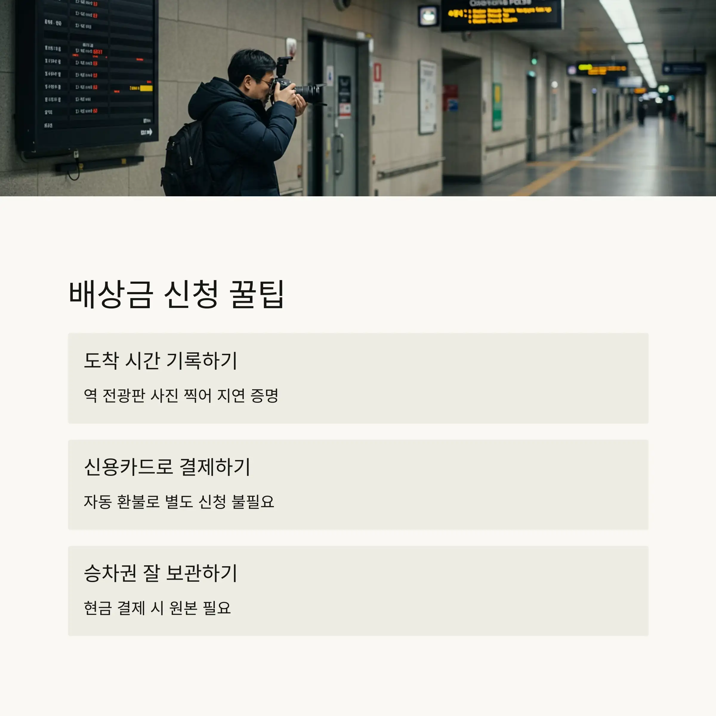 💡 배상금 신청 시 알아두면 좋은 팁