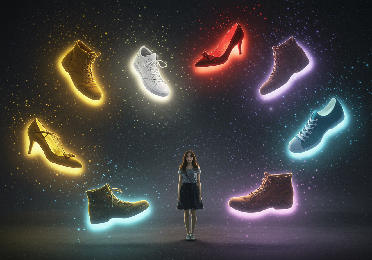 모르는 사람과의 신발 꿈