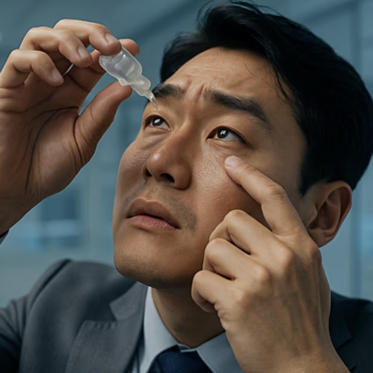 눈이침침할때 직빵! 5분 만에 눈이 밝아지는 지압법