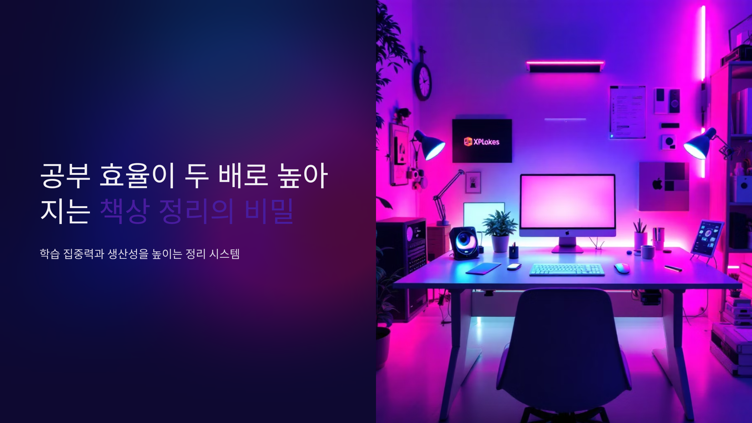 책상 정리로 공부 효율 200% 높이는 실전 노하우