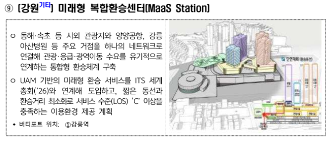 강원: 미래형 복합환승센터