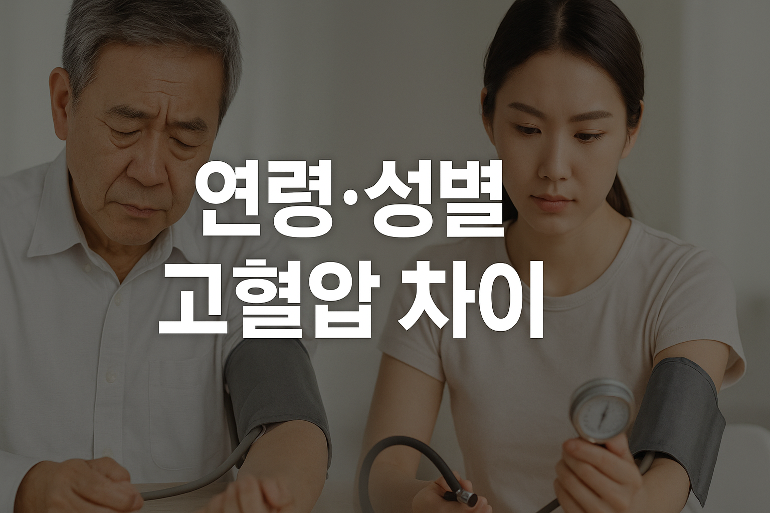 남녀 고혈압 특징 한눈에