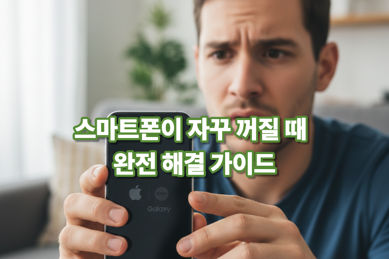 폰이 자꾸 꺼질 때 해결 방법