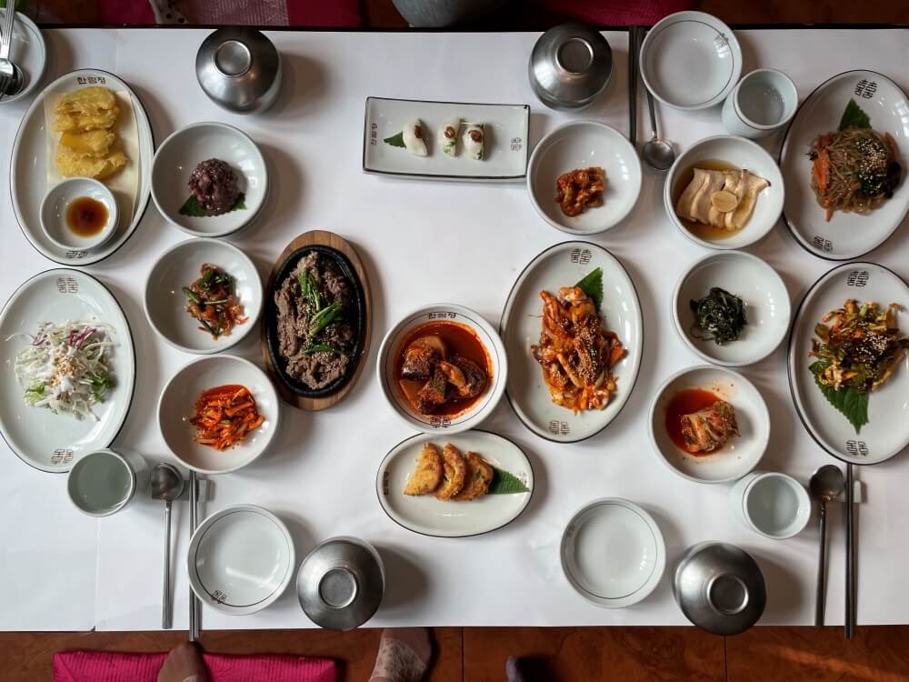 홍천 한림정 한정식 - 무궁화 정식 모습