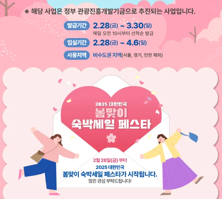 2025 대한민국 봄맞이 숙박세일 페스타