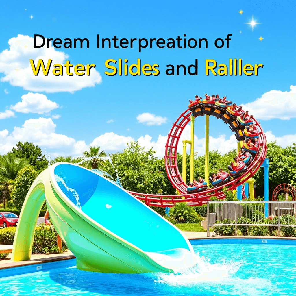 워터 슬라이드와 롤러코스터 꿈 해몽