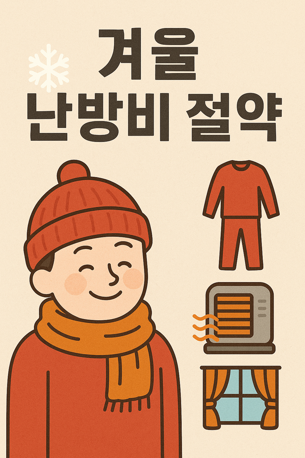 겨울 난방비 절약 관련 이미지