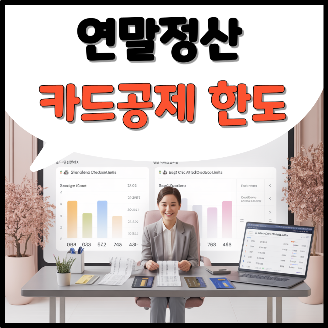 연말정산 카드공제 한도 이미지