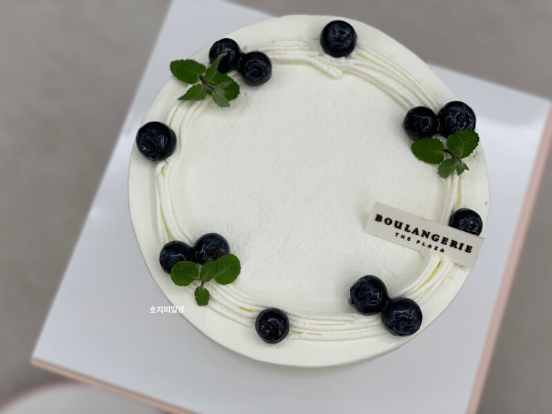 호텔 케이크 더플라자 블랑제리-블루베리 케이크