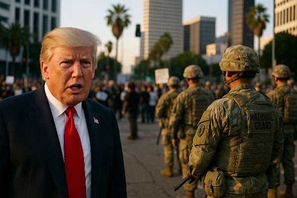트럼프, LA 이민 시위 진압 위해 주방위군 투입 명령