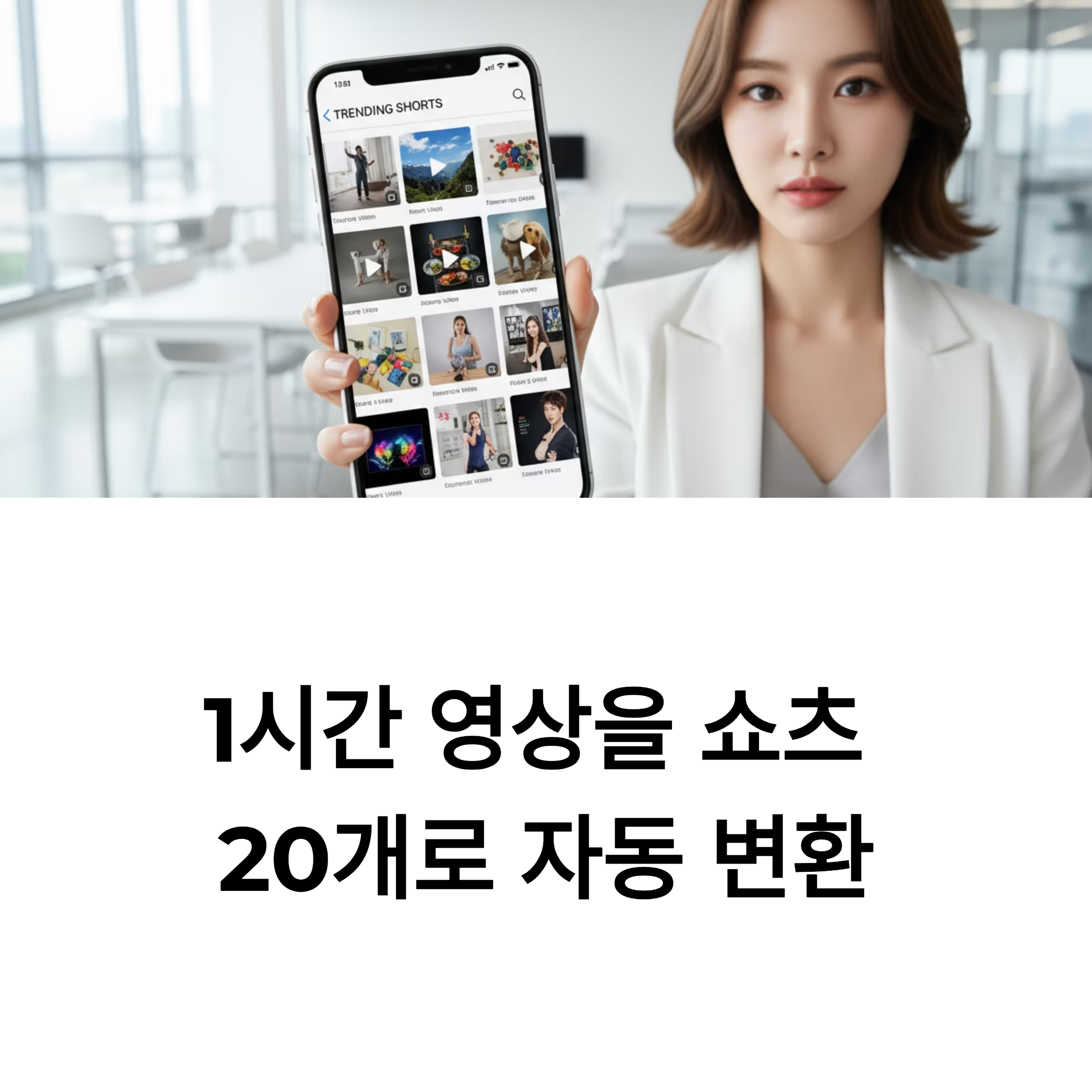 1시간 영상, 쇼츠 20개로 자동 편집! OpusClip 하나면 AI가 알아서 핵심만 추출해줍니다. 유튜브 쇼츠 만들기, 이젠 손대지 마세요.