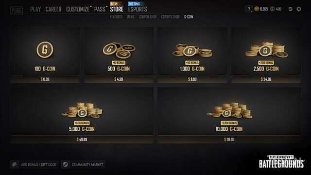 배틀그라운드, 배그 G 코인이란? (배그 G 코인 무료로 받는 법)