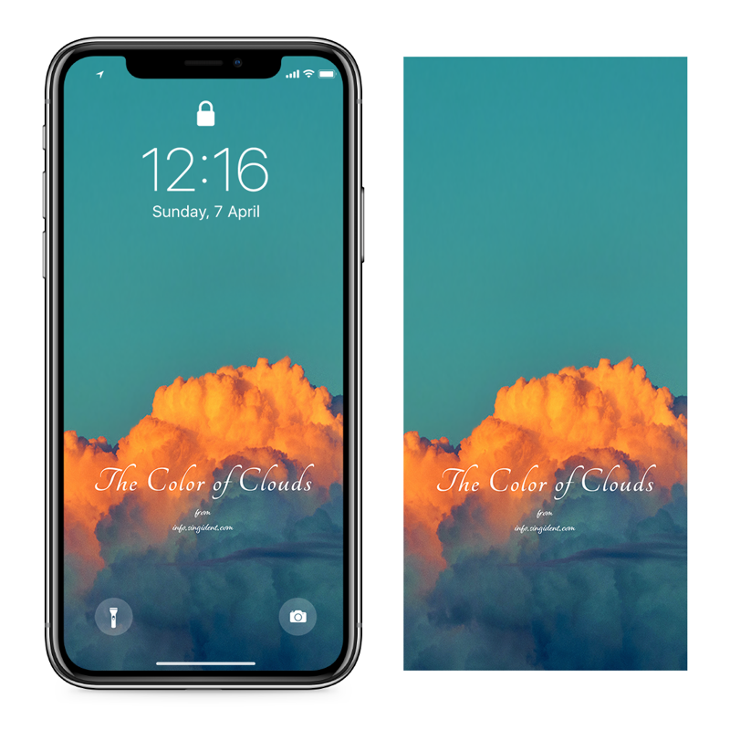 11 노을 구름 C - The Color of Clouds 아이폰구름배경화면