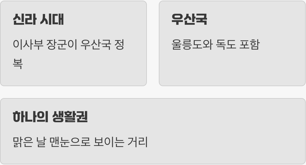 첫 번째 증거 : 1500년 전, 이사부 장군의 목소리