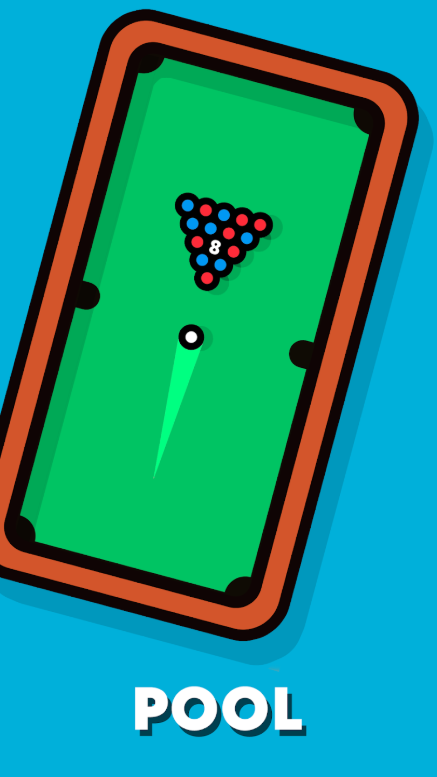 2인용 게임 앱, 탁구, 에어 하키, 페널티 킥, 레이싱 카, 미니 골프, 체스