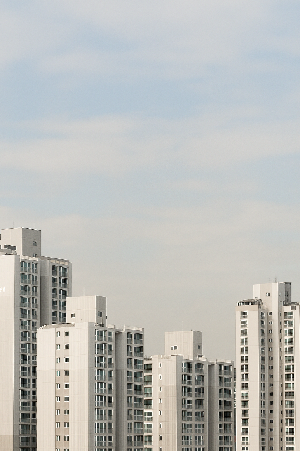 아파트 하늘