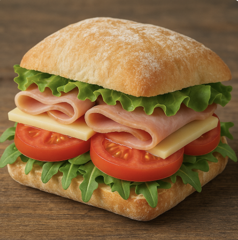 샌드위치를 냉동했다고? 그런데 맛있다! (바질토마토치즈 치아바타 샌드위치) 관련 사진