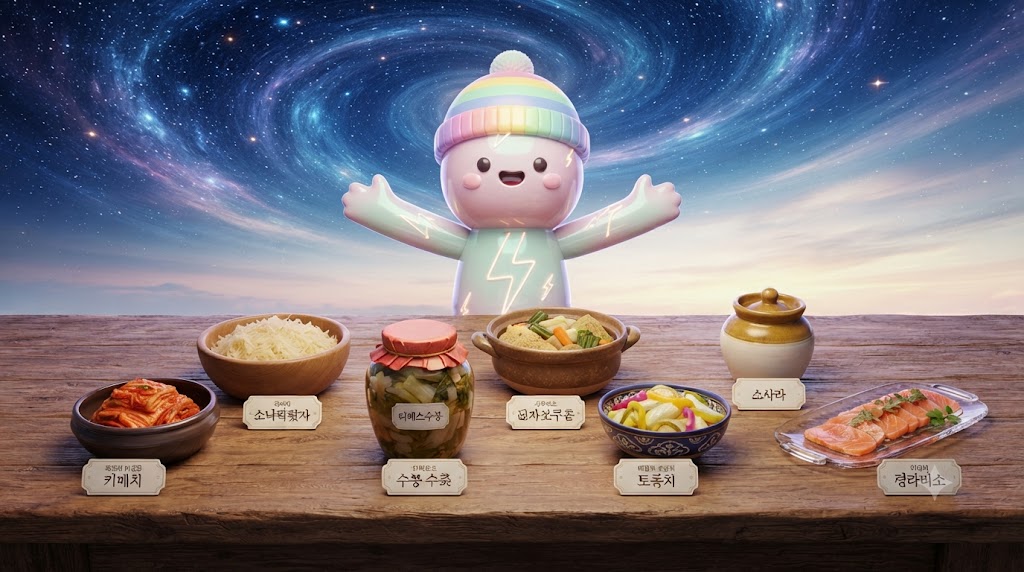 하나의 뿌리, 수백 개의 얼굴 : 세계의 물김치