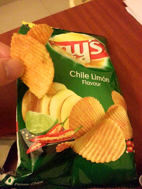 칠리레몬 맛 레이감자칩