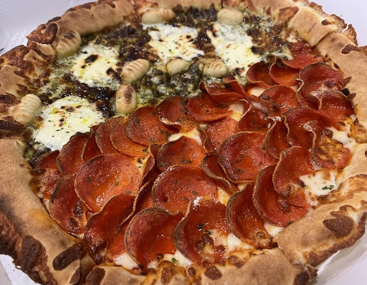 노모어피자 바질 마스카포네 뇨끼, 더블 페퍼로니 반반