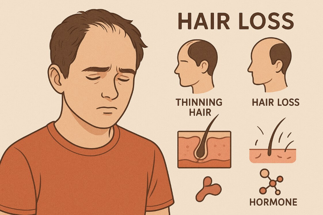 20대 남성 탈모 관련 사진