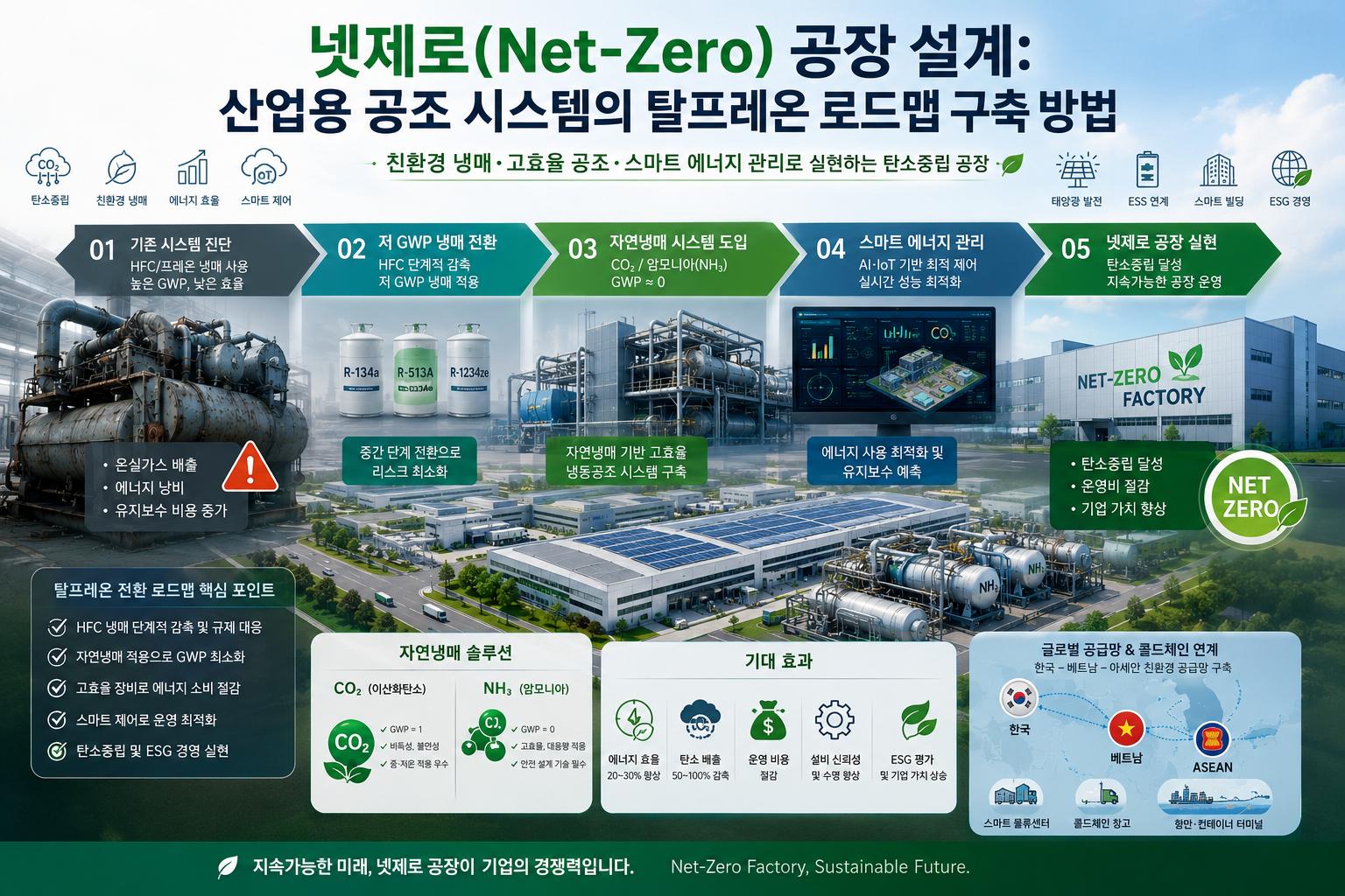 넷제로(Net-Zero) 공장 설계