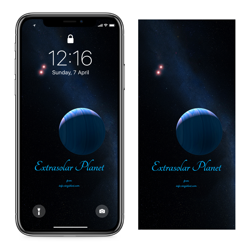 03 두 개의 별과 행성 C - Extrasolar Planet 우주배경화면
