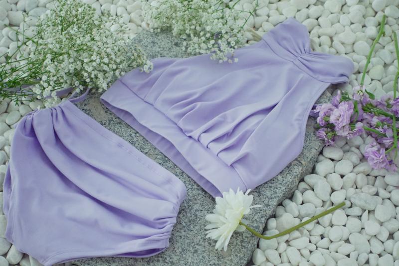 블루밍부케 홀터넥 폴웨어 SET 폴댄스 의상 매직팬츠