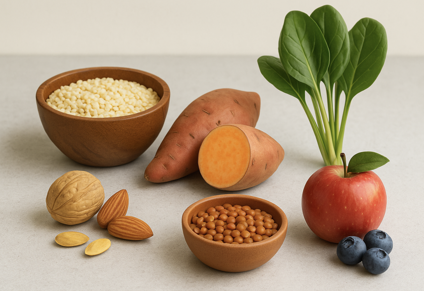 공복혈당에 도움이 되는 음식 이미지