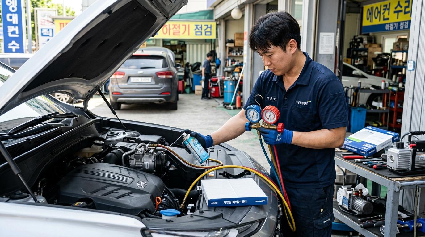 여름 자동차 에어컨 관리