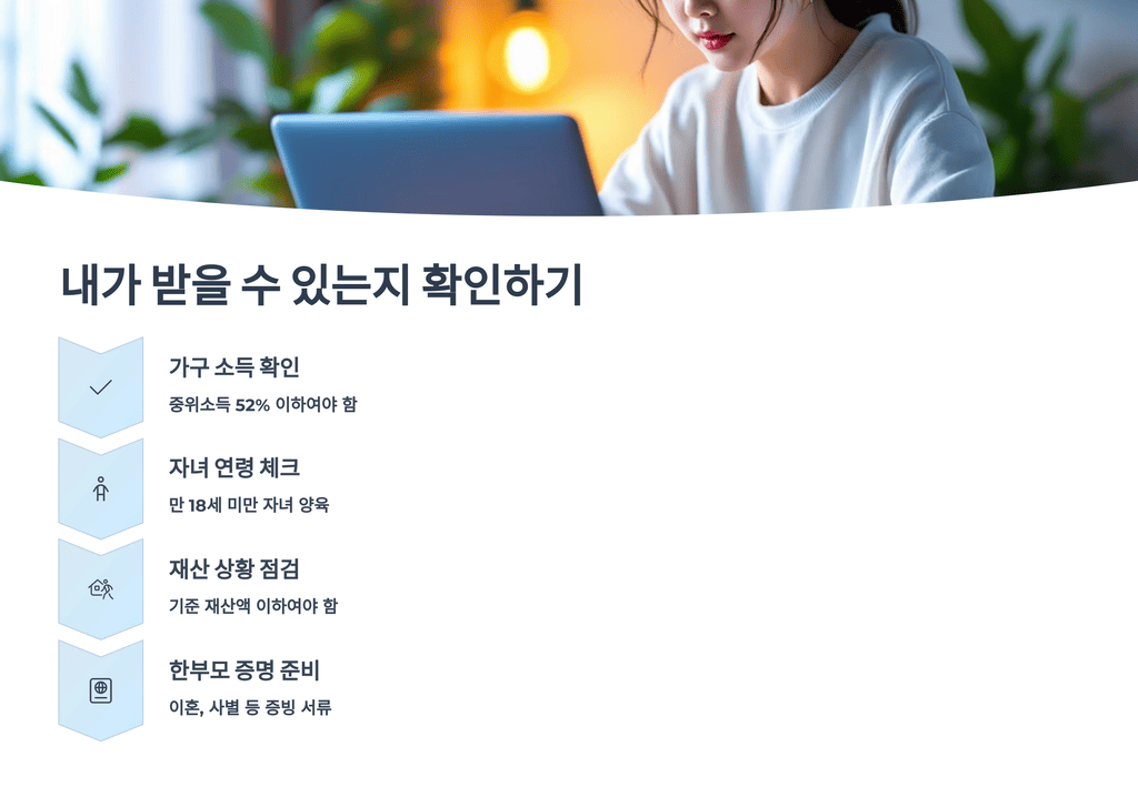 2025 한부모가정 지원금, 신청 대상은 누구?