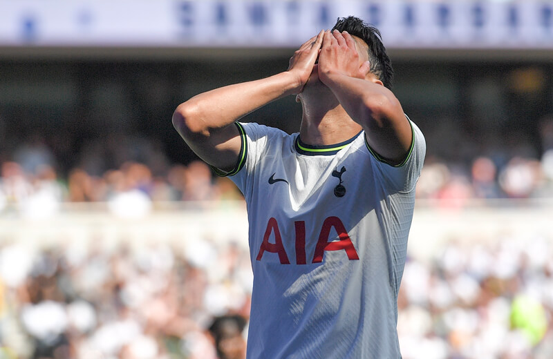 8경기 동안 골침묵에 빠져 있었던 손흥민