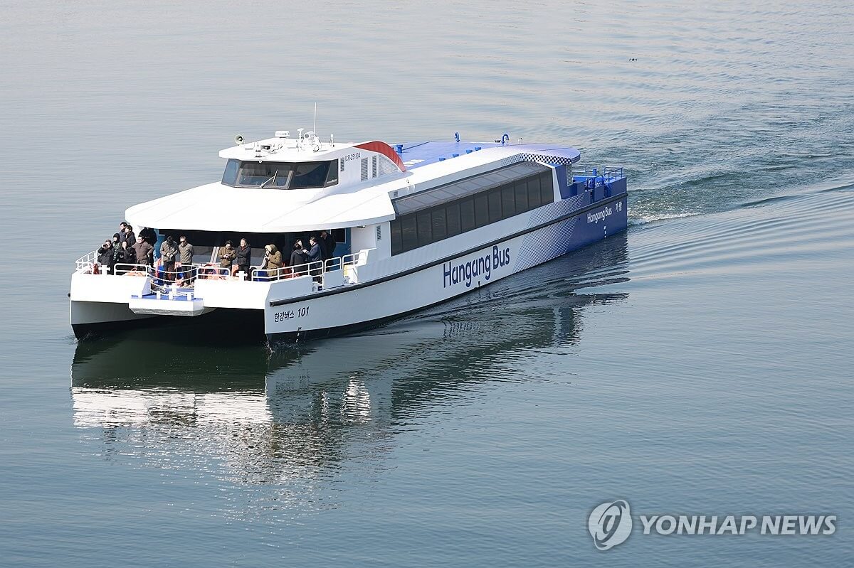  2025 한강 리버 버스 노선&middot;요금&middot;운행시간