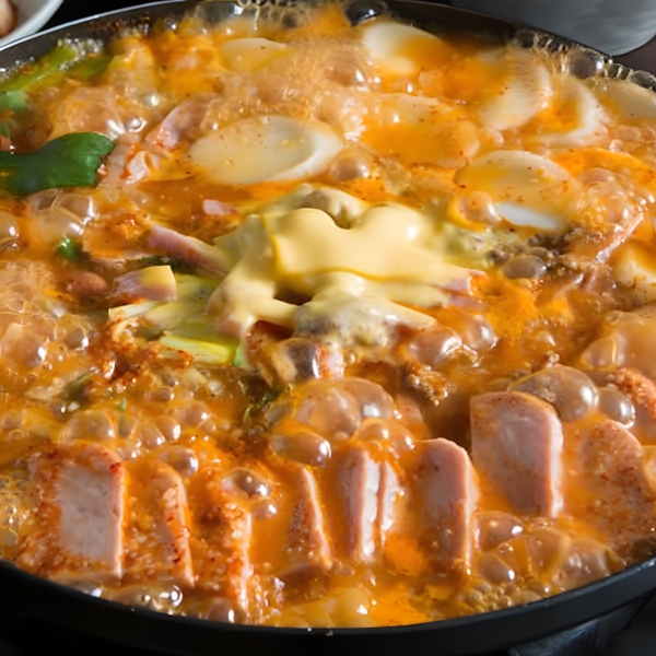 피코크 햄폭탄 부대찌개