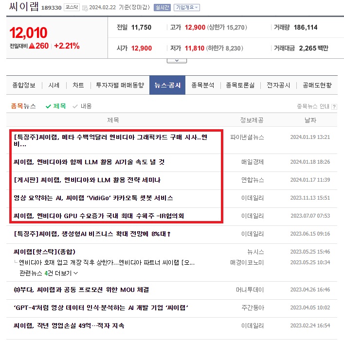 엔비디아 관련주