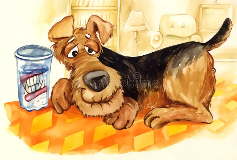 노령견의 구강 건강 관리 이미지