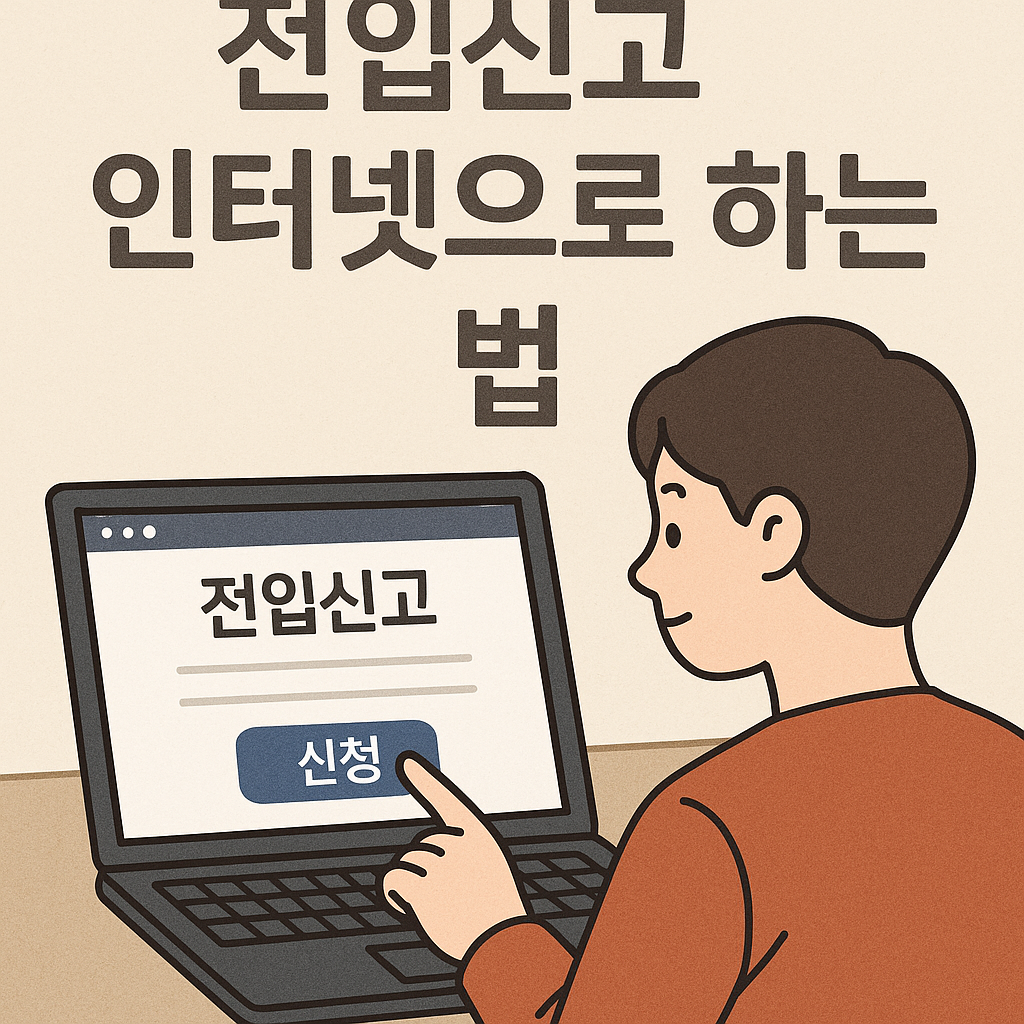 전입신고 신청하기